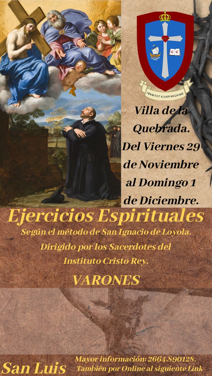 Ejercicios Espirituales para hombres – San Luis 2019